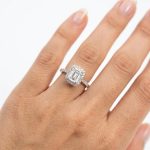 Moissanite Silver Ring