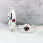 Ruby Couple Rings