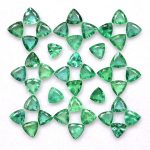 Triangle Cut Emeralds