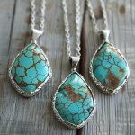 Turquoise Pendant in Silver