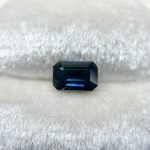 Emerald Cut Blue Sapphire