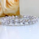 Diamond Heart-Shaped Bracelet – Women