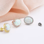 Opal Ear Tops in Gold & Silver – Women