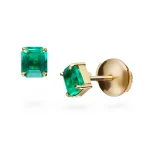 Emerald Ear Tops in Gold – Unisex