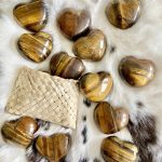 Tiger Eye Heart Shaped