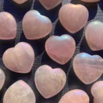 Rose Quartz Heart Shaped