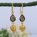 Smokey Topaz Earrings