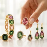 Tourmaline Pendant Set