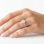 Lab Diamond & Moissanite Silver Ring
