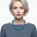 Natural Turquoise & Pearl Necklace