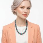 Natural Ruby & Turquoise Necklace