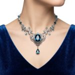 Blue Topaz Silver Necklace