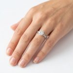 Moissanite Silver Ring