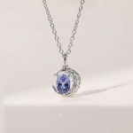 Tanzanite & Zirconia Pendant